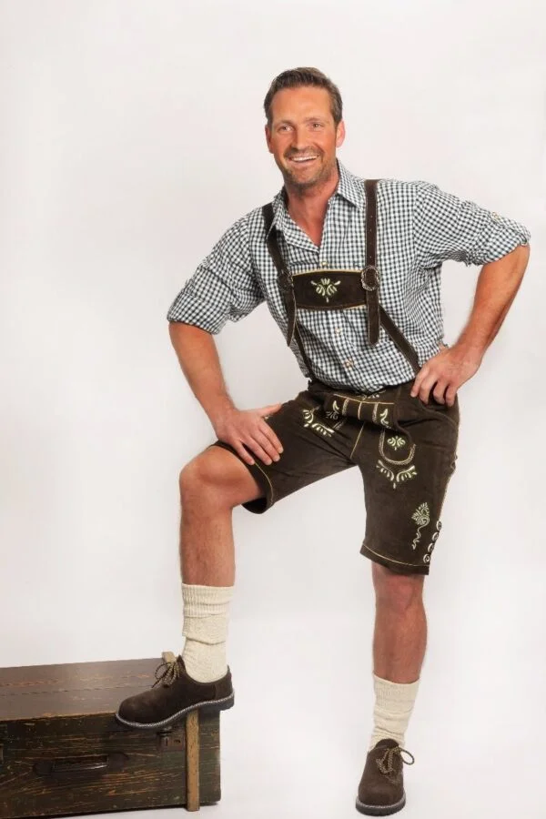Lederhose Seppl bruin