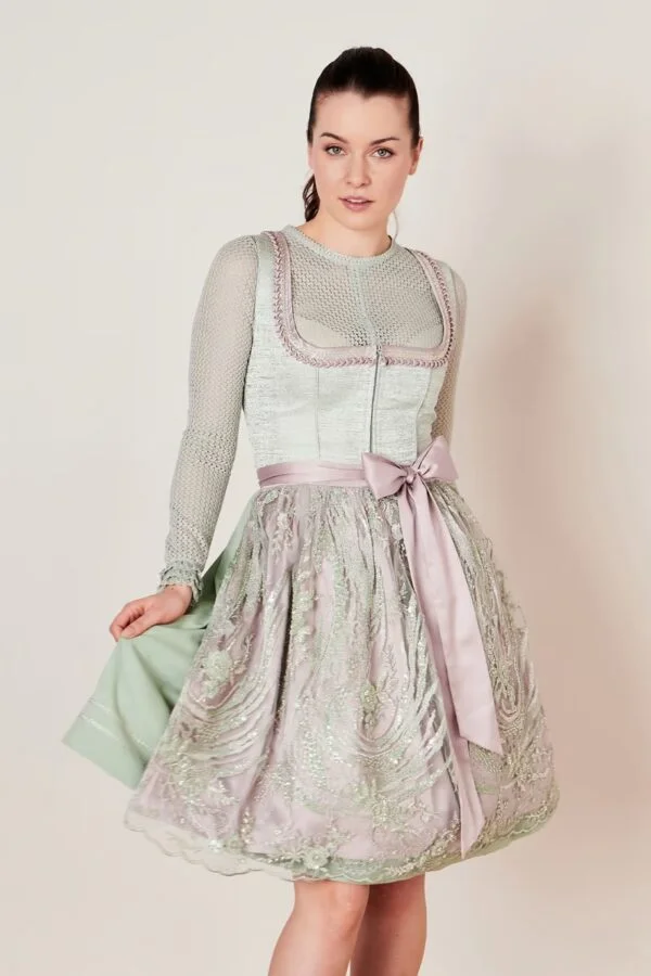 Dirndl Celestina 60 cm - mint groen