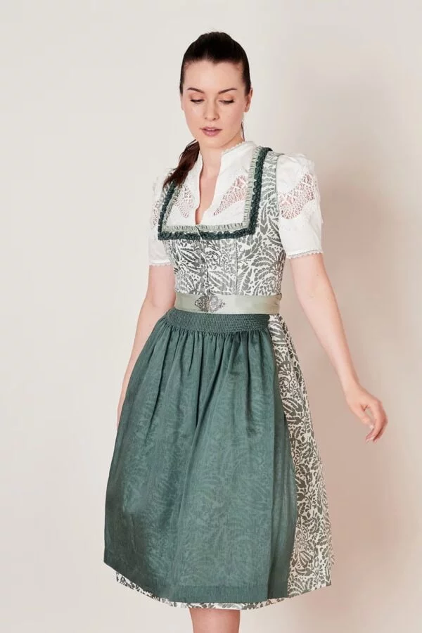 Dirndl Fritza 70 cm  mint groen