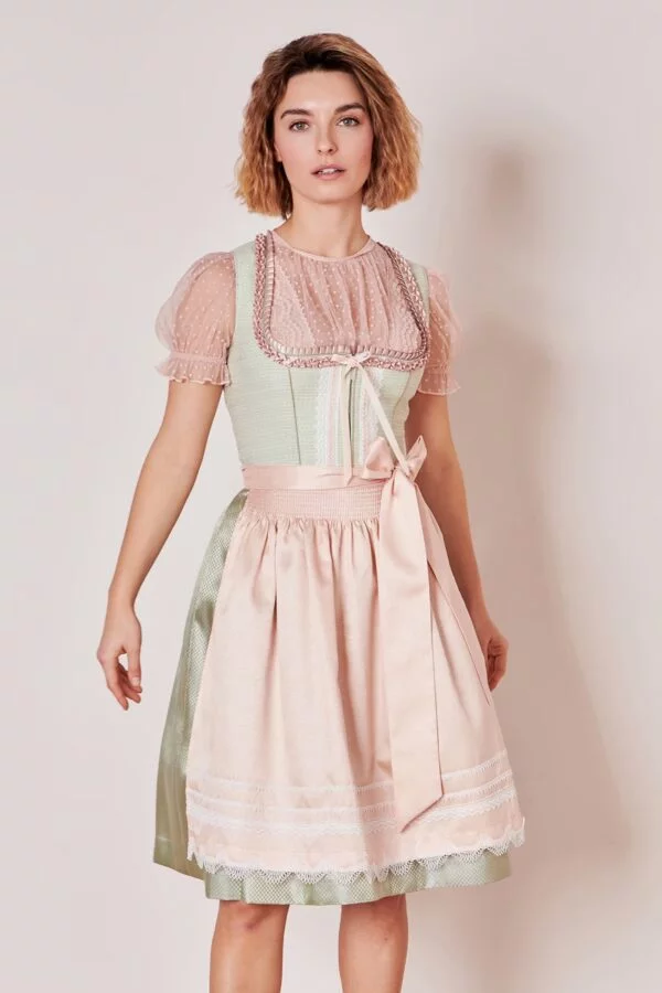 Dirndl Rina 60 cm - mint groen