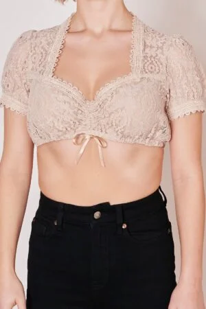 Dirndl blouse Linette beige
