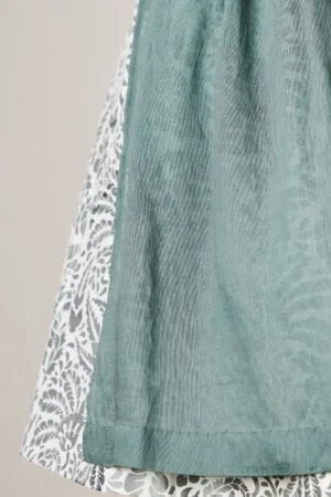 Dirndl Fritza 70 cm  mint groen