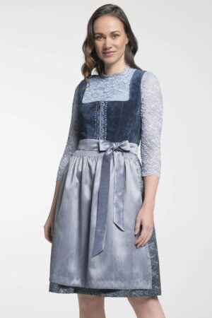 Dirndl Diandra 60 cm - blauw