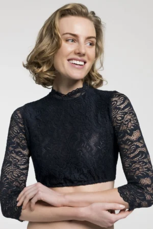 Dirndl blouse Amsterdam d.blauw