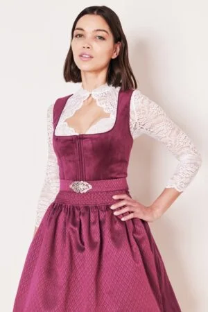 Dirndl Alisha 60 cm - rood