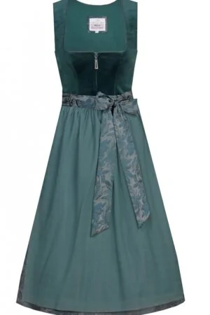Dirndl Irsee 70 cm  groen/petrol