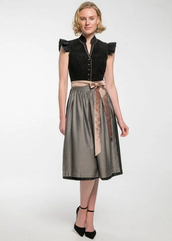 Dirndl Eloa 70 cm  zwart